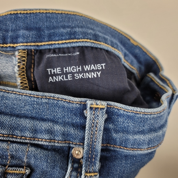 7 FAM button fly luxe Vintage high waist ankle skinny jeans size 33 - Picture 9 of 9
